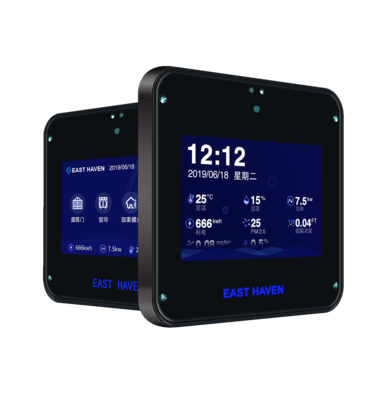 Intelligent voice color screen touch panel